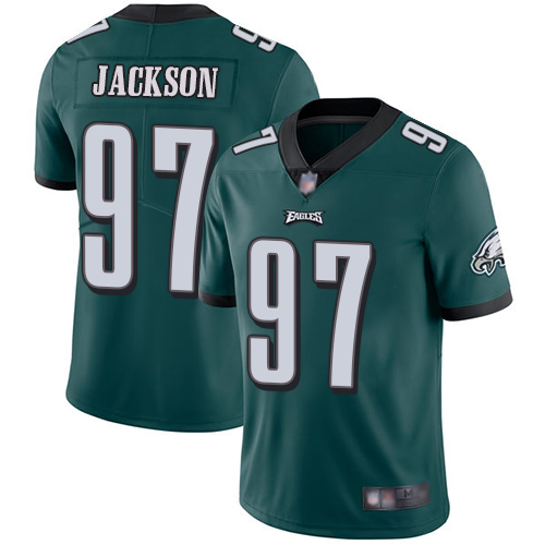 Philadelphia Eagles #97 Malik Jackson Midnight Green Team Color Men's Stitched Vapor Untouchable Limited Jersey Men's