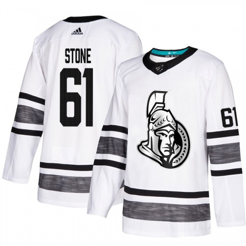 Adidas Ottawa Senators #61 Mark Stone White 2019 All-Star Game Parley Authentic Stitched Jersey Men's