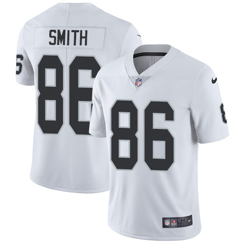 Las Vegas Raiders #86 Lee Smith White Men's Stitched Vapor Untouchable Limited Jersey Men's