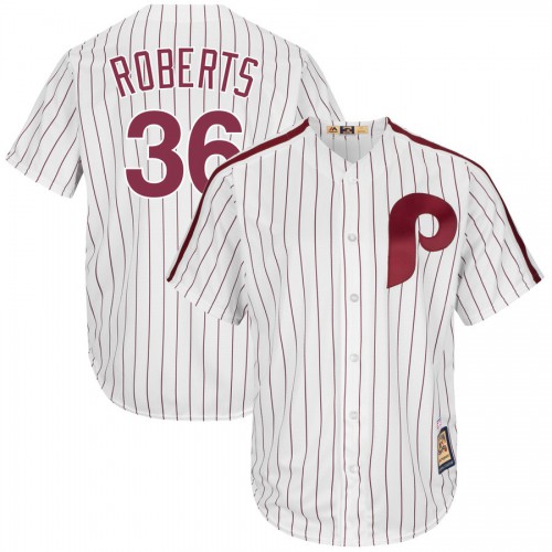 Philadelphia Philadelphia Phillies #36 Robin Roberts Majestic Cooperstown Collection Cool Base Player Jersey White Men's