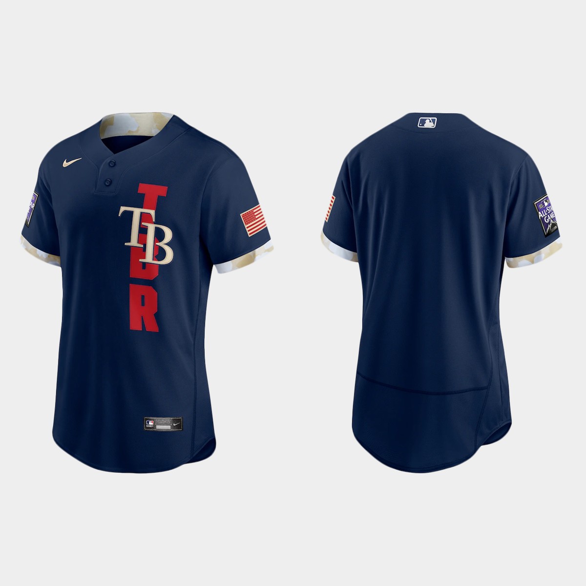 Tampa Bay Rays 2021 All Star Game Authentic Navy Jersey