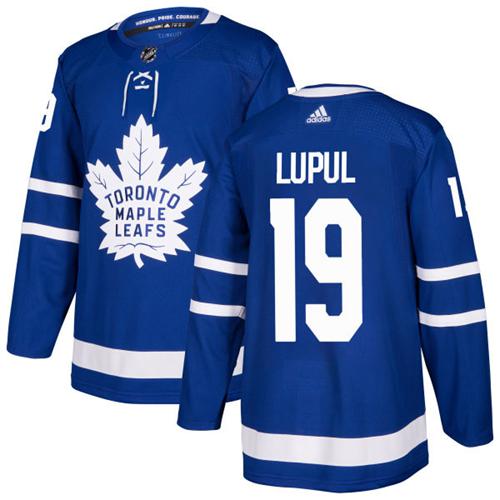 Adidas Maple Toronto Maple Leafs #19 Joffrey Lupul Blue Home Authentic Stitched Jersey Men's