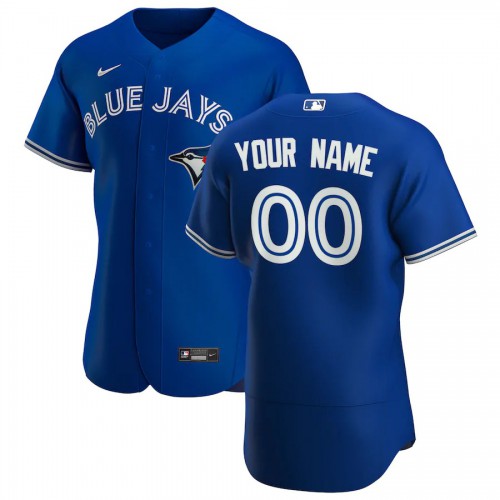 Toronto Blue Jays Custom Men's Royal Alternate 2020 Authentic Player Jersey