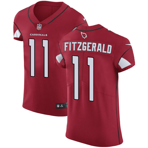 Cardinals #11 Larry Fitzgerald Red Team Color Men's Stitched Vapor Untouchable Elite Jersey