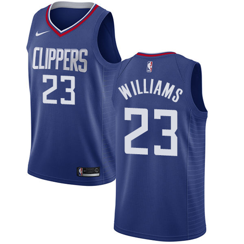 Los Angeles Clippers #23 Louis Williams Blue Swingman Icon Edition Jersey Mens