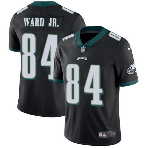 Philadelphia Eagles #84 Greg Ward Jr. Black Alternate Men's Stitched Vapor Untouchable Limited Jersey Men's
