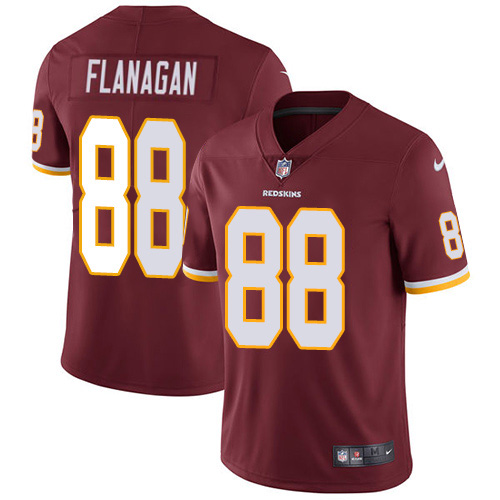 Washington Commanders #88 Matt Flanaga Burgundy Red Team Color Men's Stitched Vapor Untouchable Limited Jersey Men's