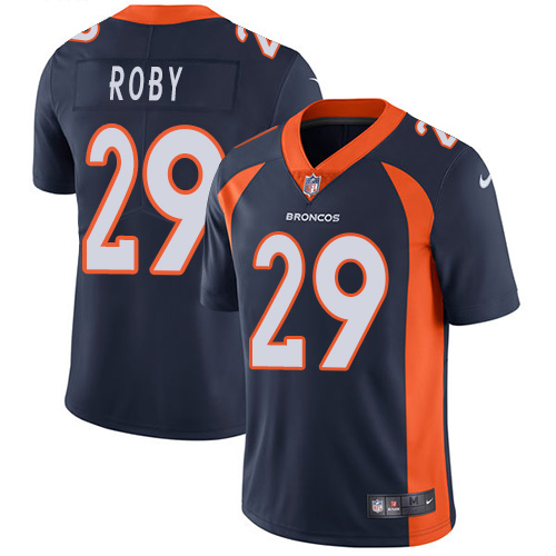 Denver Broncos #29 Bradley Roby Navy Blue Alternate Men's Stitched Vapor Untouchable Limited Jersey Men's