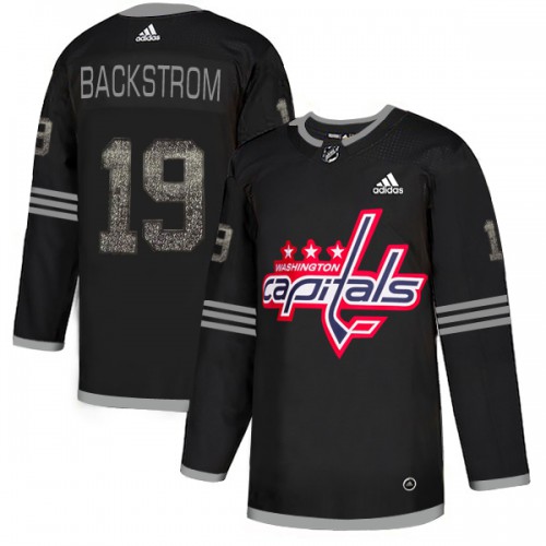 Adidas Washington Capitals #19 Nicklas Backstrom Black Authentic Classic Stitched Jersey Men's