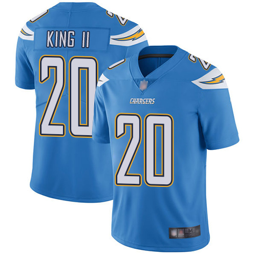 Los Angeles Chargers #20 Desmond King II Electric Blue Alternate Men's Stitched Vapor Untouchable Limited Jersey Men's