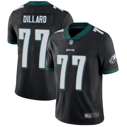 Philadelphia Eagles #77 Andre Dillard Black Alternate Men's Stitched Vapor Untouchable Limited Jersey Men's