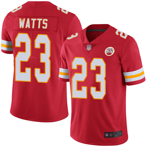 Kansas City Chiefs #23 Armani Watts Red Team Color Men's Stitched Vapor Untouchable Limited Jersey Men's