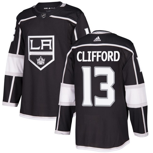 Adidas Los Angeles Kings #13 Kyle Clifford Black Home Authentic Stitched Jersey Men's