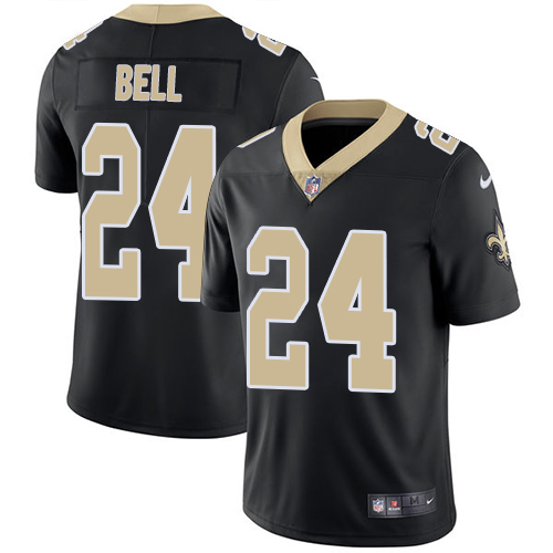 New Orleans Saints #24 Vonn Bell Black Team Color Youth Stitched Vapor Untouchable Limited Jersey Youth