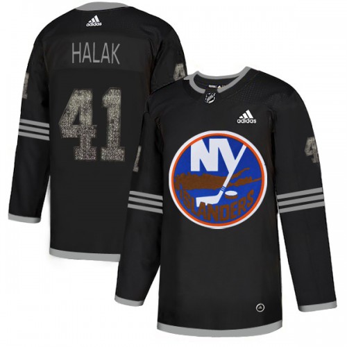 Adidas New York Islanders #41 Jaroslav Halak Black Authentic Classic Stitched Jersey Men's