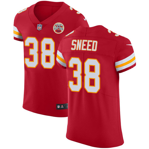 Chiefs #38 L'Jarius Sneed Red Team Color Men's Stitched Vapor Untouchable Elite Jersey