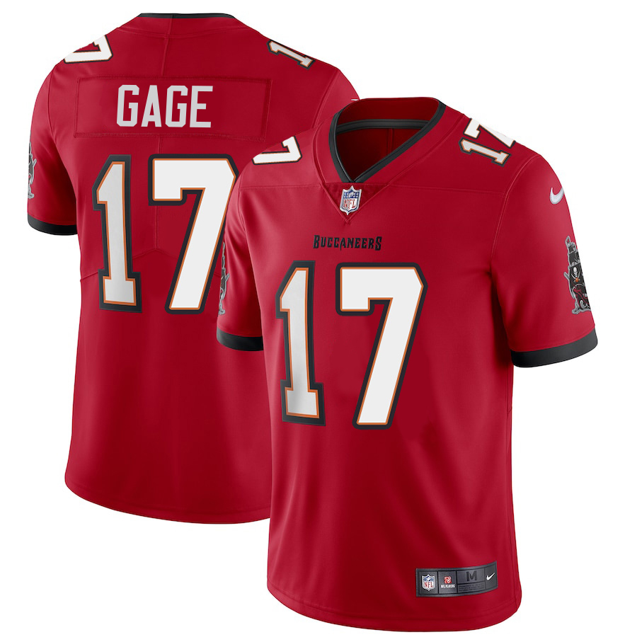 Tampa Bay Buccaneers #17 Russell Gage Men's Red Vapor Limited Jersey