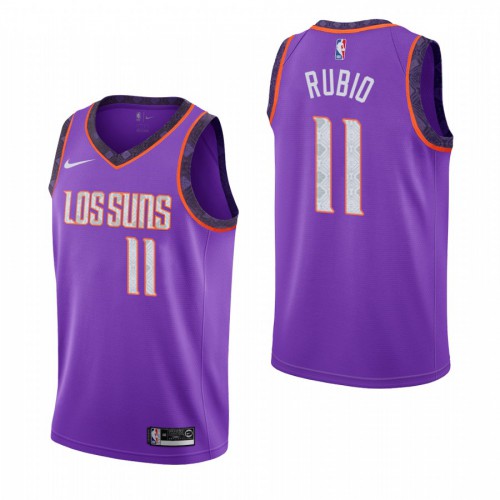 Phoenix Phoenix Suns #11 Ricky Rubio Purple 2019-20 City Edition Stitched Jersey Mens