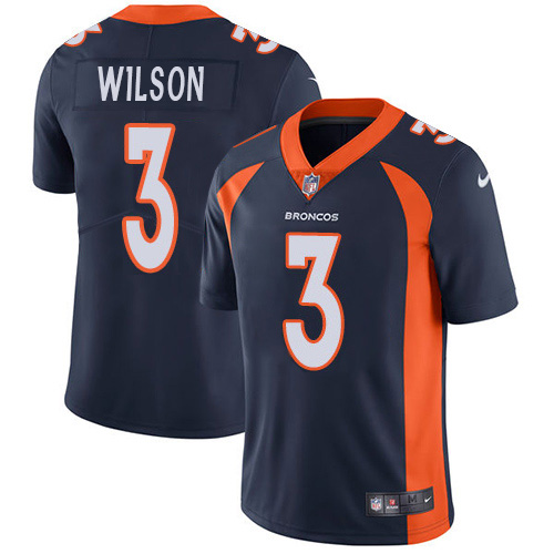 Broncos #3 Russell Wilson Navy Blue Alternate Youth Stitched Vapor Untouchable Limited Jersey