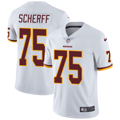 Washington Commanders #75 Brandon Scherff White Youth Stitched Vapor Untouchable Limited Jersey Youth