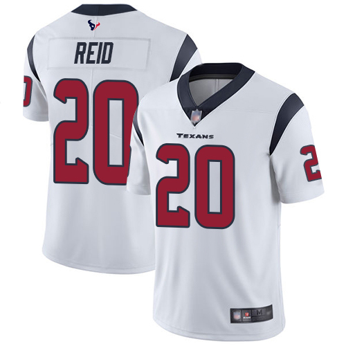 Houston Texans #20 Justin Reid White Men's Stitched Vapor Untouchable Limited Jersey Men's