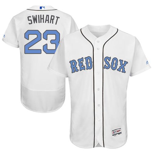 Boston Red Sox #23 Blake Swihart White Flexbase Authentic Collection Father's Day Stitched Jersey Men's