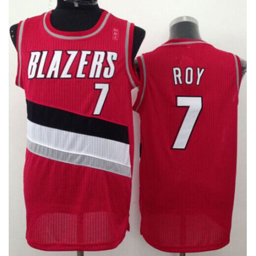 Revolution 30 Portland Trail Blazers #7 Brandon Roy Red Stitched Jersey Mens