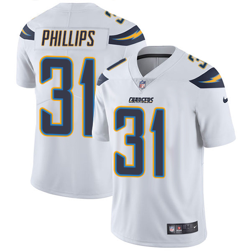 Los Angeles Chargers #31 Adrian Phillips White Youth Stitched Vapor Untouchable Limited Jersey Youth