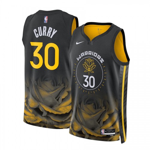 Golden State Golden State Warriors #30 Stephen Curry Unisex Black 2022-23 Swingman Jersey - City Edition Mens