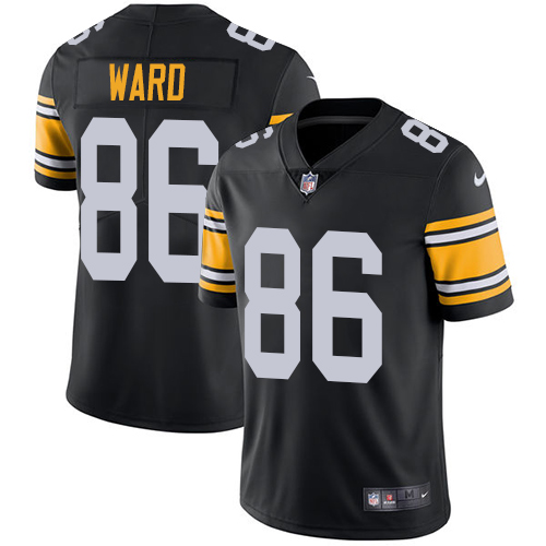 Pittsburgh Steelers #86 Hines Ward Black Alternate Men's Stitched Vapor Untouchable Limited Jersey Men's
