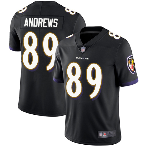 Baltimore Ravens #89 Mark Andrews Black Alternate Youth Stitched Vapor Untouchable Limited Jersey Youth