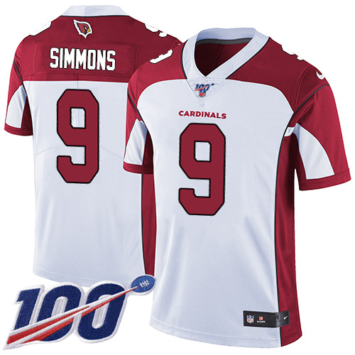 Cardinals #9 Isaiah Simmons White Men's Stitched 100th Season Vapor Untouchable Limited Jersey