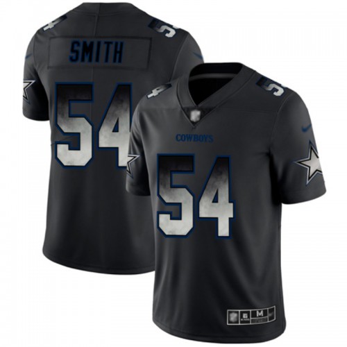 Dallas Cowboys #54 Jaylon Smith Black Men's Stitched Vapor Untouchable Limited Smoke Fashion Jersey Men's