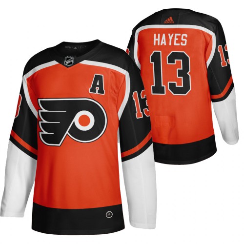 Philadelphia Philadelphia Flyers #13 Kevin Hayes Orange Men's Adidas 2020-21 Reverse Retro Alternate Jersey Men's