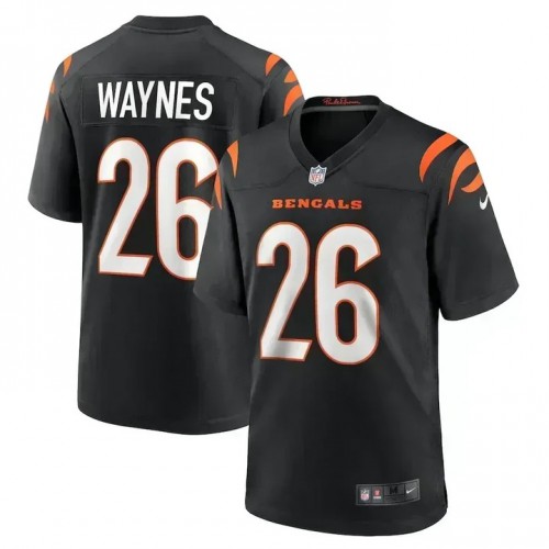 Cincinnati Cincinnati Bengals #26 Trae Waynes Black Alternate Game Jersey Men's