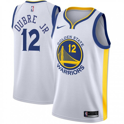 Golden State Warriors #12 Kelly Oubre Jr White Swingman Association Edition 2019/2020 Jersey Mens