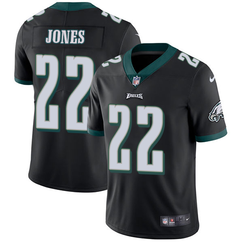 Philadelphia Eagles #22 Sidney Jones Black Alternate Men's Stitched Vapor Untouchable Limited Jersey Men's