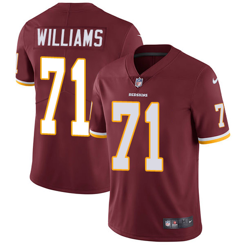 Washington Commanders #71 Trent Williams Burgundy Red Team Color Youth Stitched Vapor Untouchable Limited Jersey Youth
