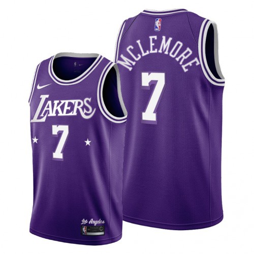 Los Angeles Los Angeles Lakers #7 Ben Mclemore Youth 2021-22 City Edition Purple Jersey Youth