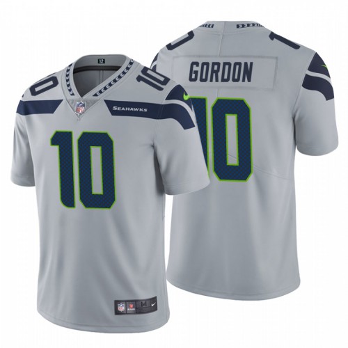 Seattle Seahawks #10 Josh Gordon Gray Men's Vapor Untouchable Limited Jersey Men's