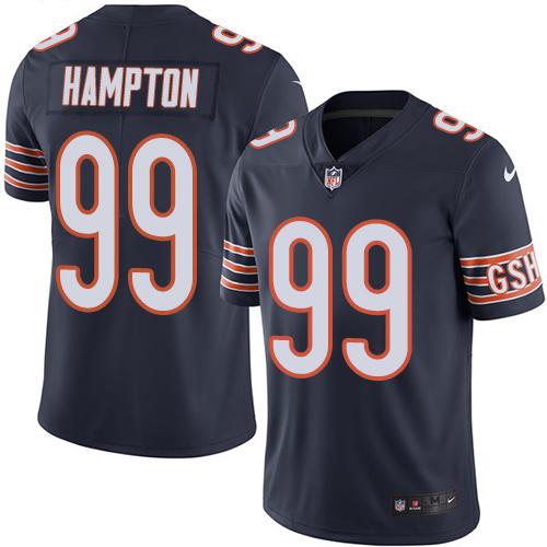 Chicago Bears #99 Dan Hampton Navy Blue Team Color Men's Stitched Vapor Untouchable Limited Jersey Men's