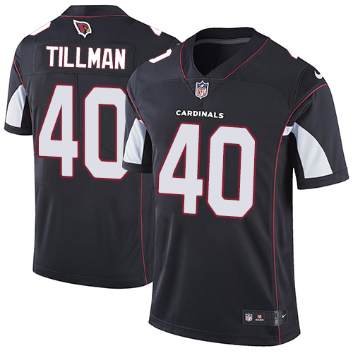 Cardinals #40 Pat Tillman Black Alternate Youth Stitched Vapor Untouchable Limited Jersey