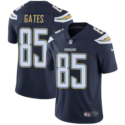 Los Angeles Chargers #85 Antonio Gates Navy Blue Team Color Youth Stitched Vapor Untouchable Limited Jersey Youth