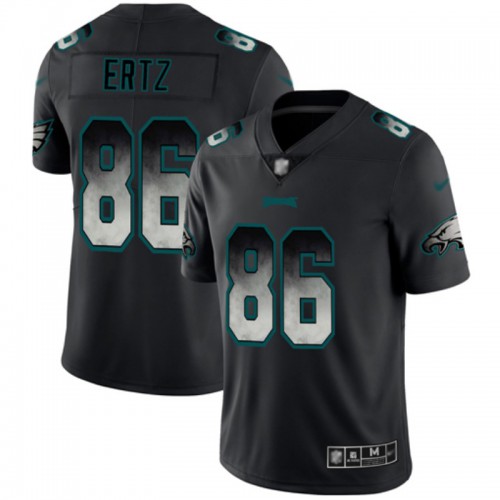 Philadelphia Eagles #86 Zach Ertz Black Men's Stitched Vapor Untouchable Limited Smoke Fashion Jersey Men's