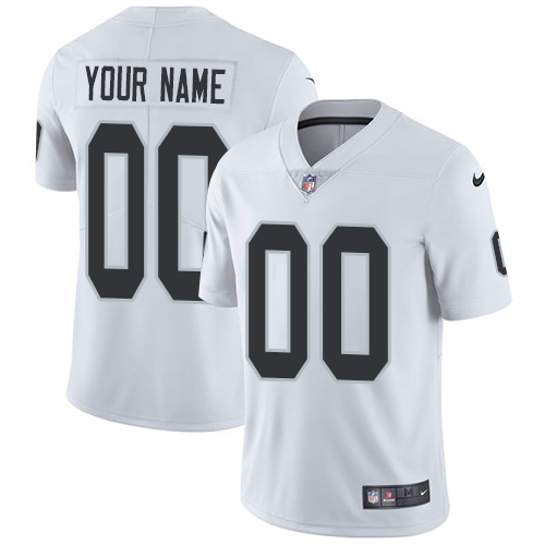 Las Vegas Raiders Customized White Stitched Vapor Untouchable Limited Men's Jersey