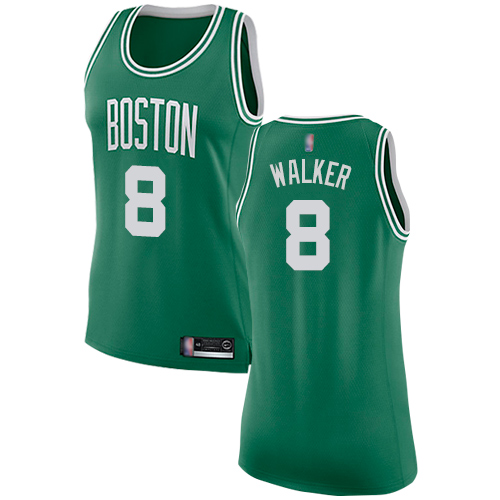 Boston Celtics #8 Kemba Walker Green Womens Swingman Icon Edition Jersey Womens