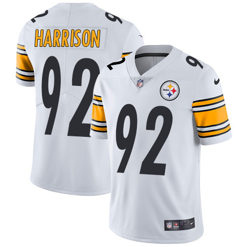Pittsburgh Steelers #92 James Harrison White Youth Stitched Vapor Untouchable Limited Jersey Youth