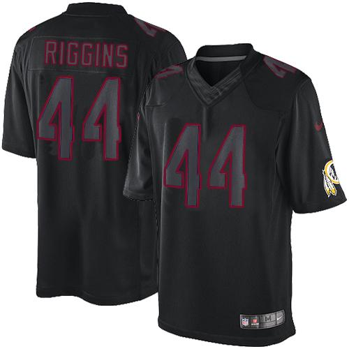 Washington Commanders #44 John Riggins Black Men's Stitched Impact Limited Jersey Men's