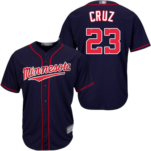 Minnesota Twins #23 Nelson Cruz Navy blue Cool Base Stitched Youth Jersey Youth