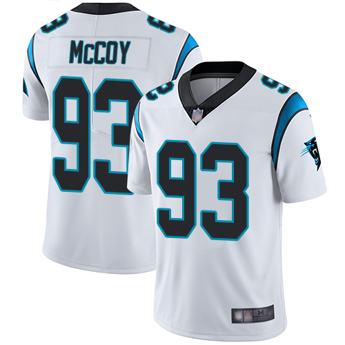 Carolina Panthers #93 Gerald McCoy White Men's Stitched Vapor Untouchable Limited Jersey Men's